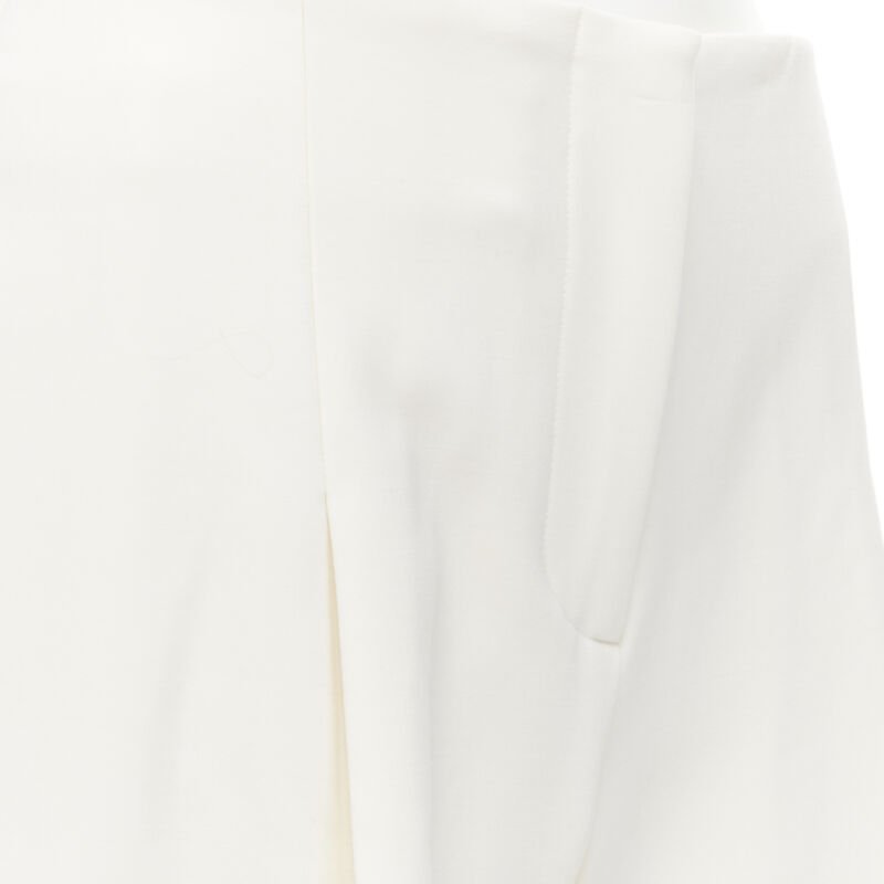 Oscar De La Renta Pleated Wide Pants - Back view