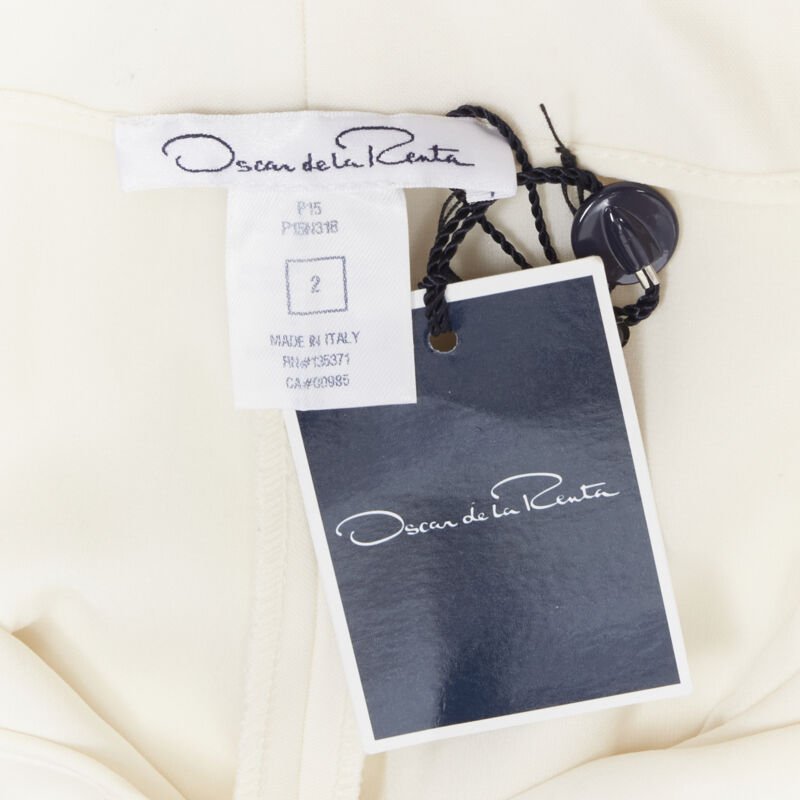 Oscar De La Renta Pleated Wide Pants - Image 11