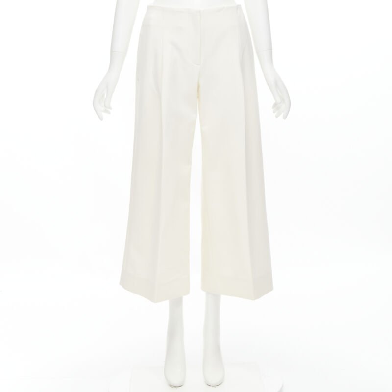 Oscar De La Renta Pleated Wide Pants - Image 12