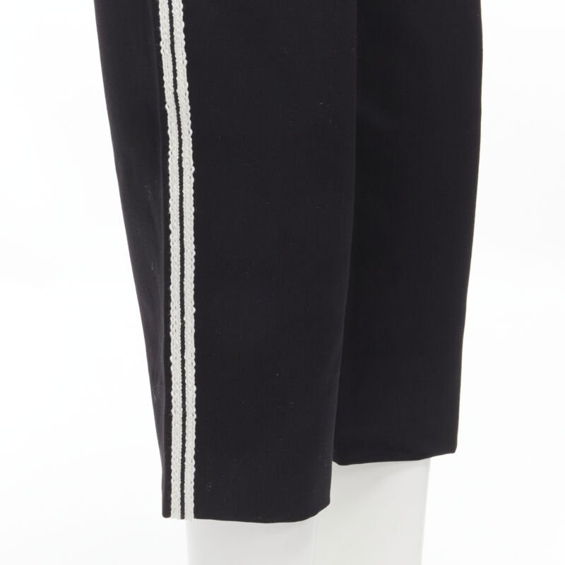 Saint Laurent Braided Formal Pants - Back view