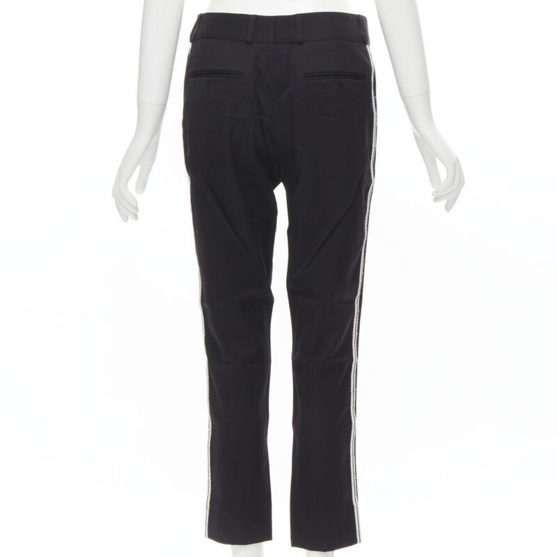 Saint Laurent Braided Formal Pants - Side view