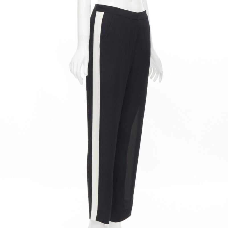 Lanvin Stripe Black Pants