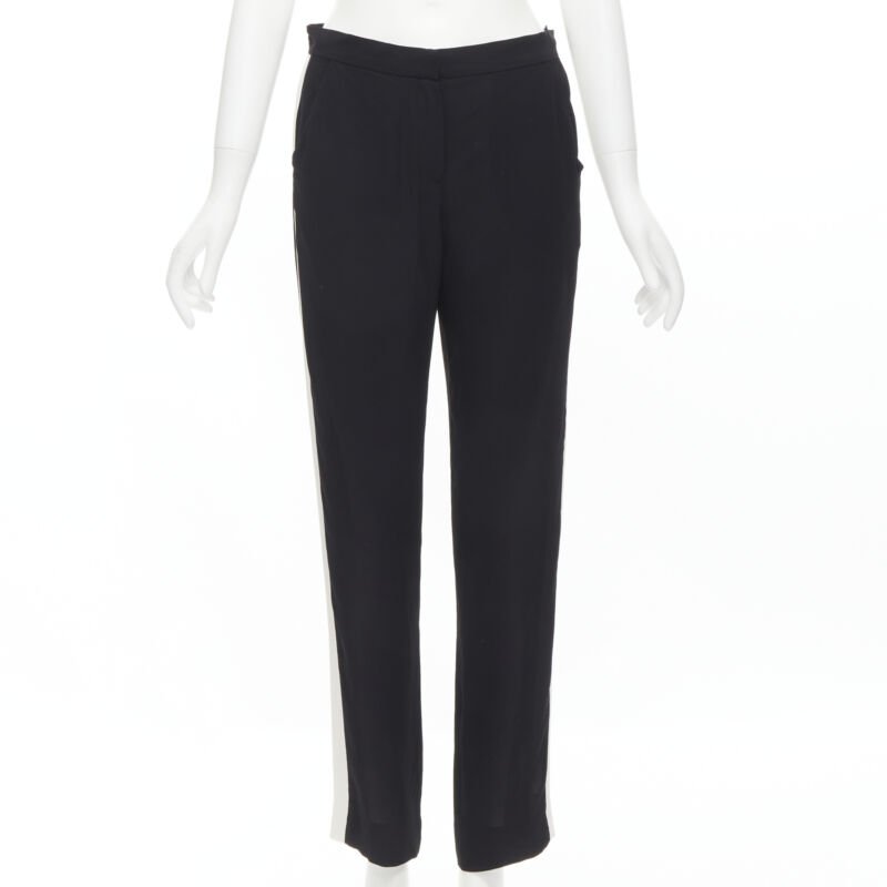 Lanvin Stripe Black Pants - Image 6