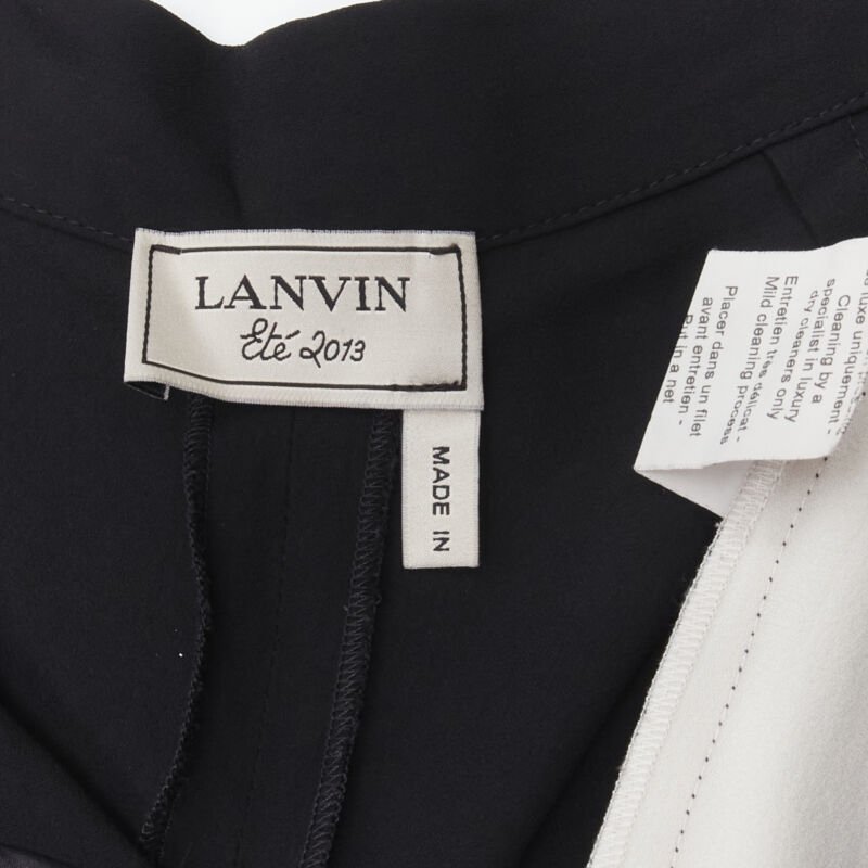 Lanvin Stripe Black Pants - Image 11