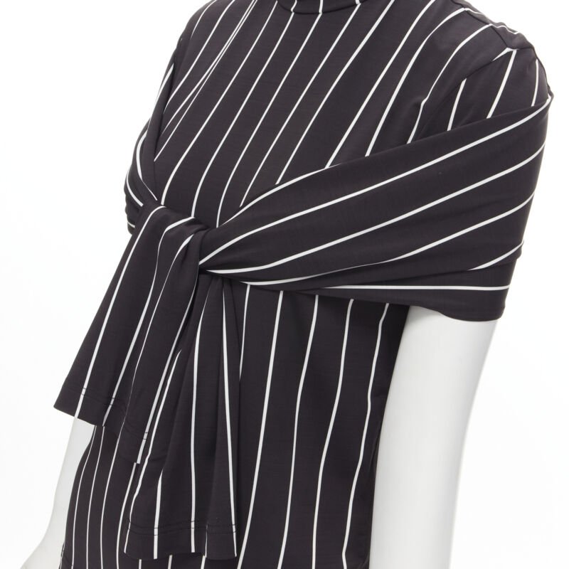 Balenciaga Tie Sleeve Turtleneck - Back view