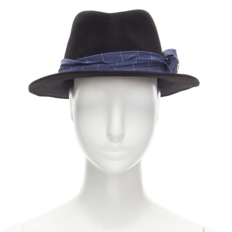 Maison Michel Painted Ribbon Fedora