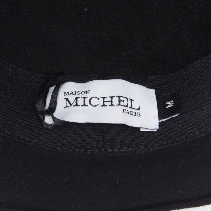 Maison Michel Painted Ribbon Fedora - Detail 2