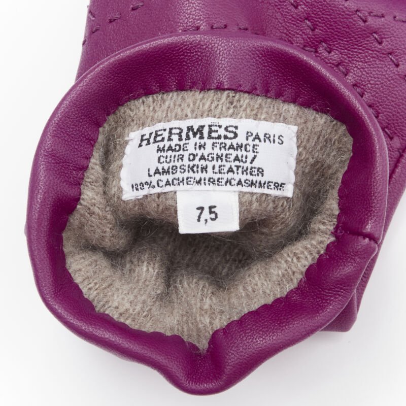 Hermès Green Medor Gloves - Detail 1