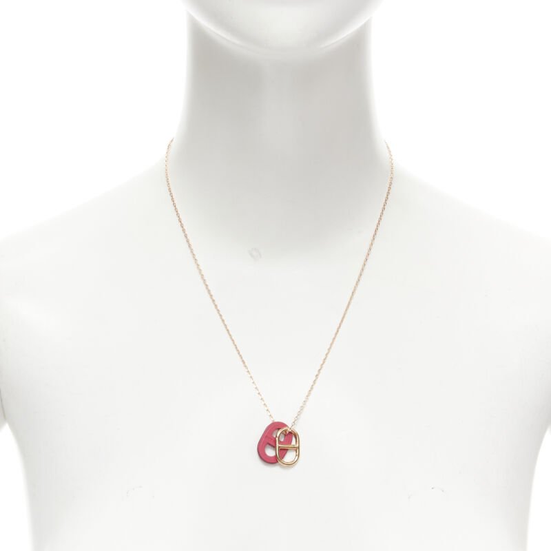 Hermès Chain Pendant Necklace