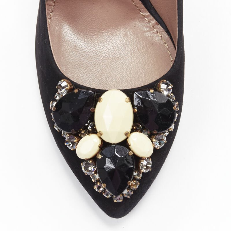 Yves Saint Laurent Rhinestone Heel Pumps - Detail 1