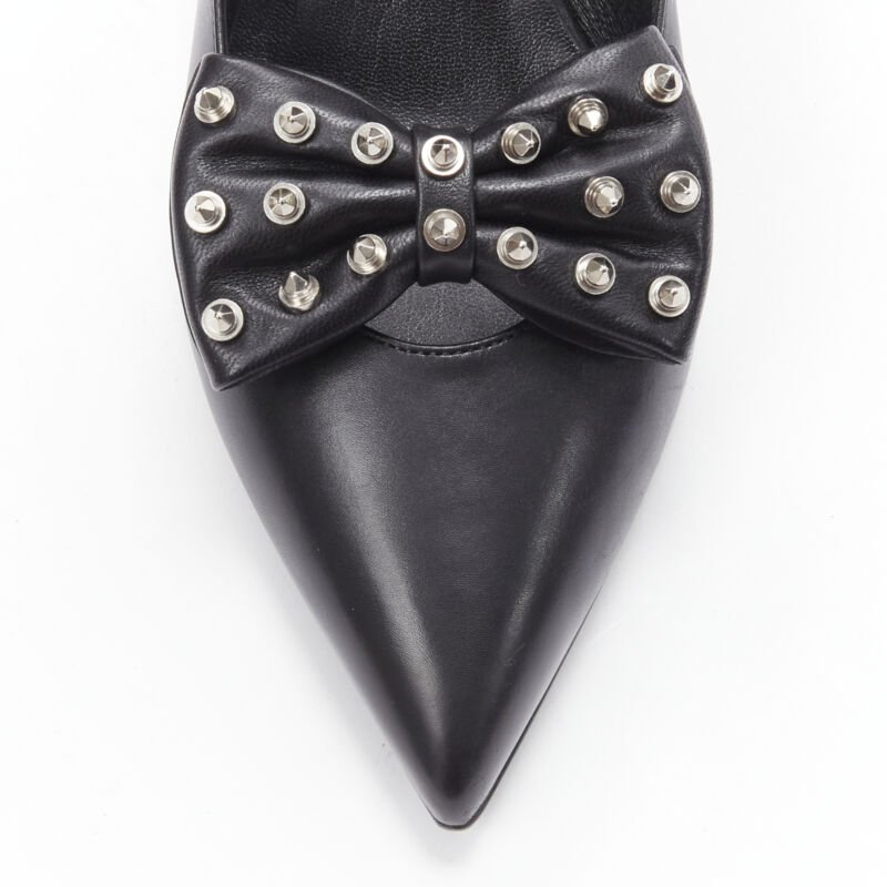 Saint Laurent Studded Bow Pumps - Detail 1