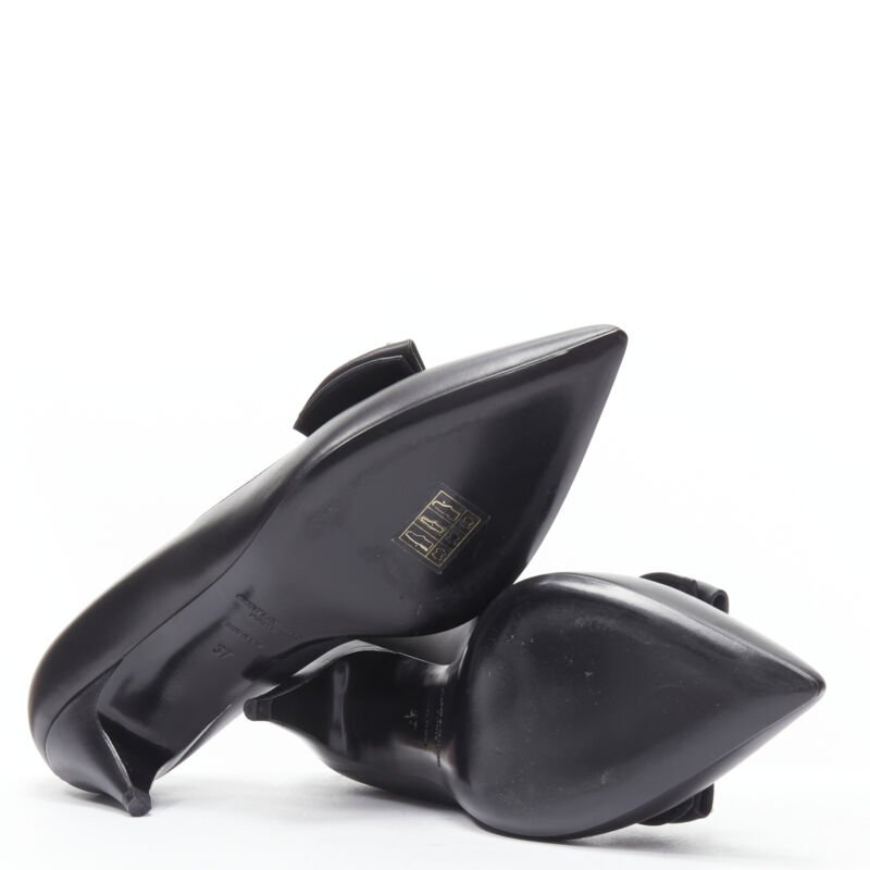 Saint Laurent Studded Bow Pumps - Image 13