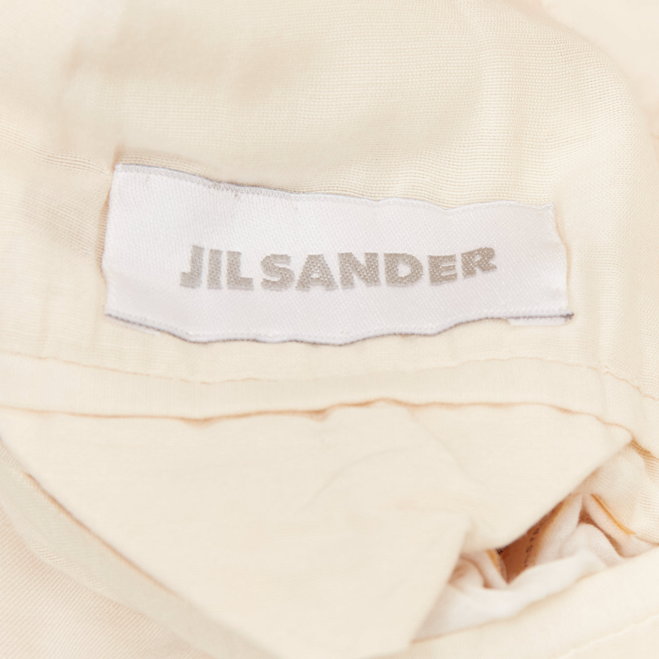 Jil Sander Cream Handstitched Blazer - Image 12