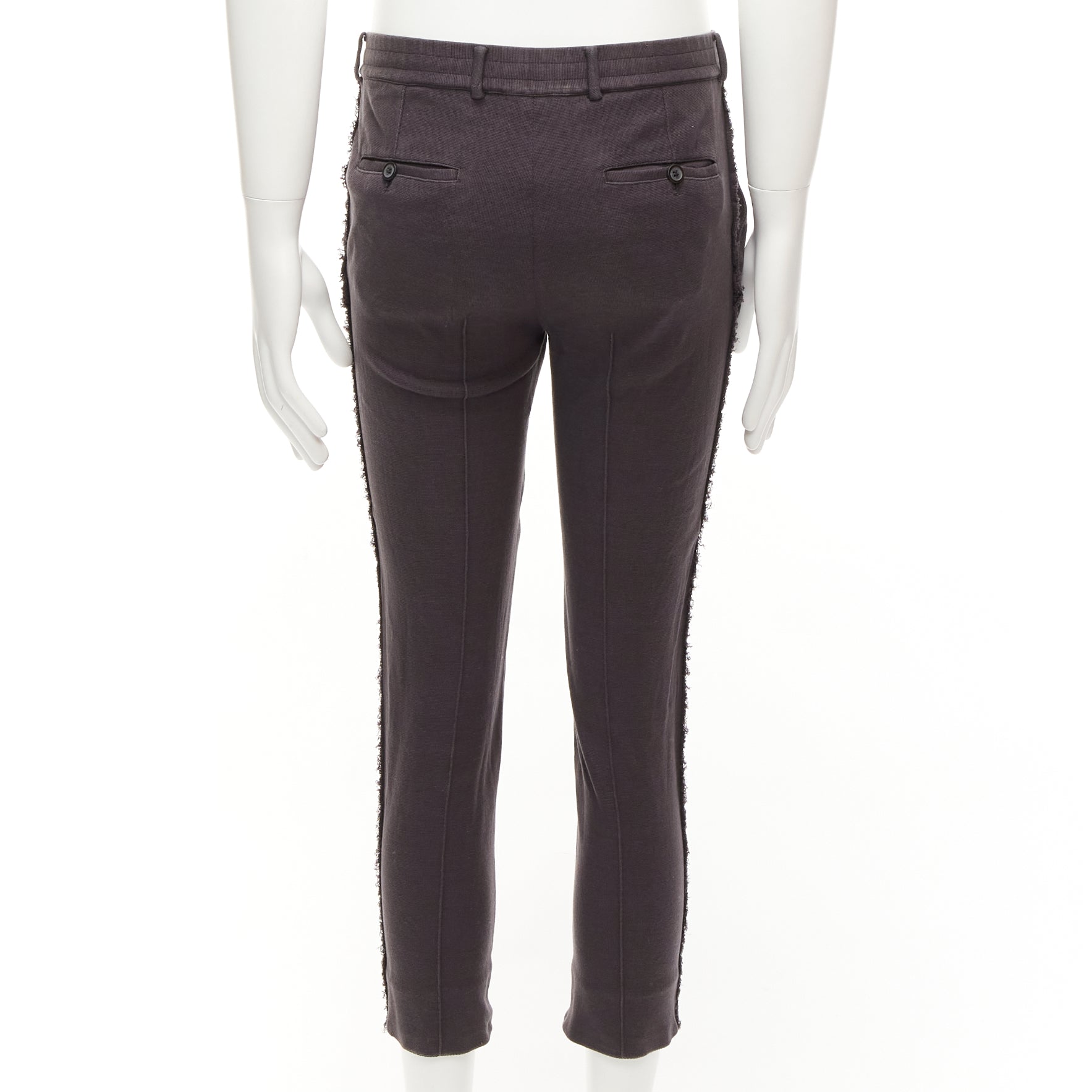 Lanvin Distressed Cropped Pants - Side view