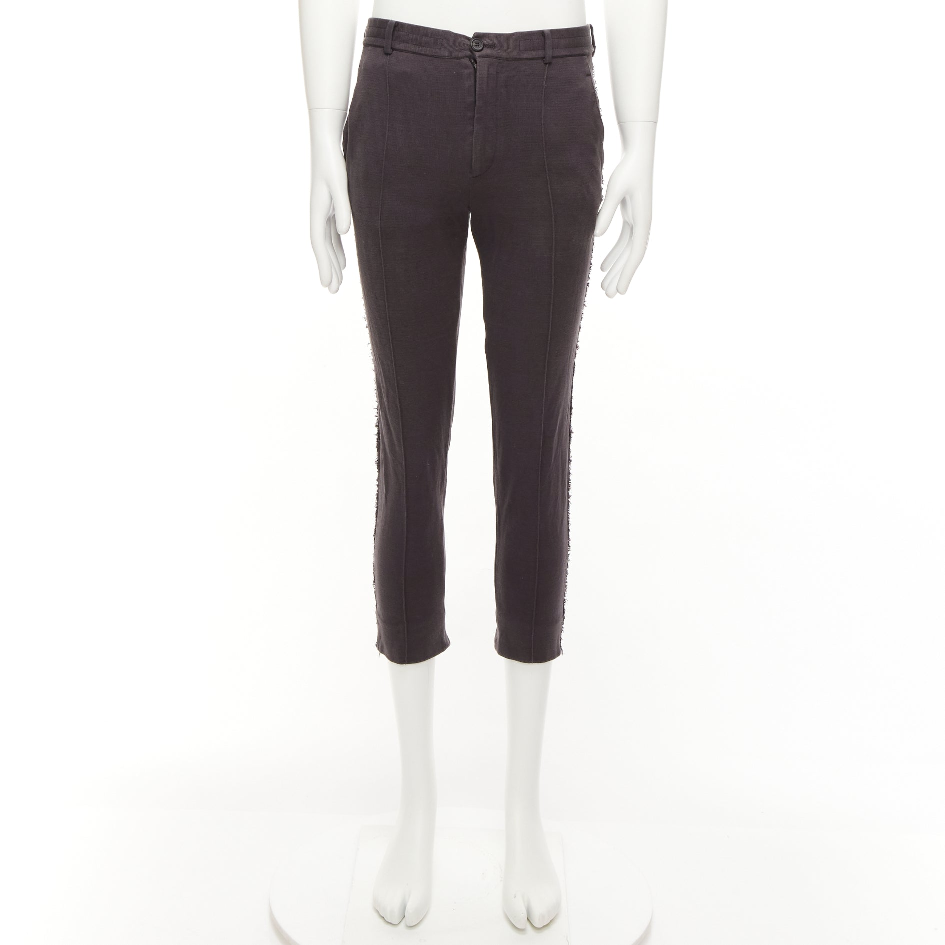 Lanvin Distressed Cropped Pants - Image 11