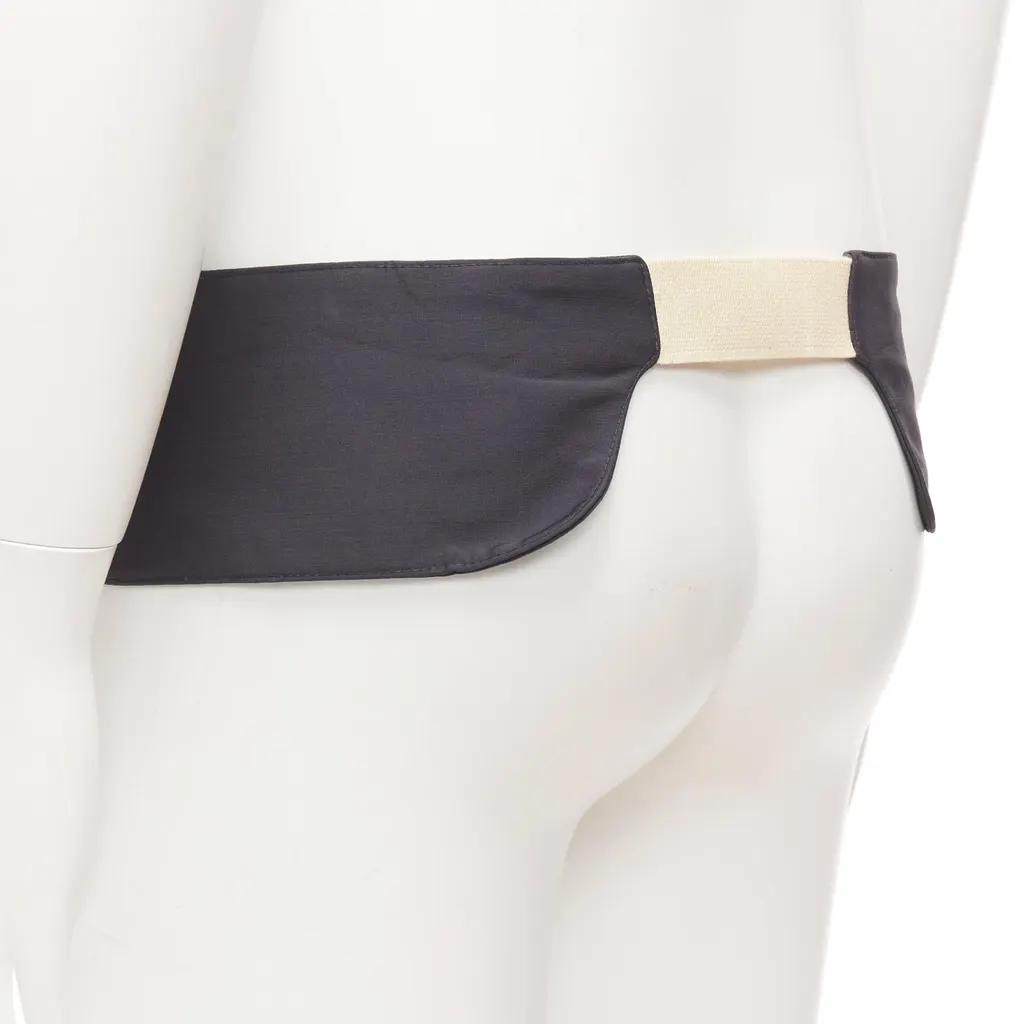 Raf Simons Medusa Buckle Black Belt Grey Very good - Box View