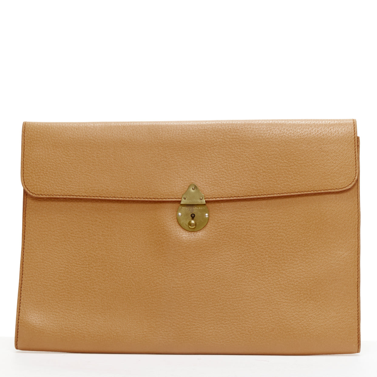 Ralph Lauren Smooth Leather Portfolio Clutch