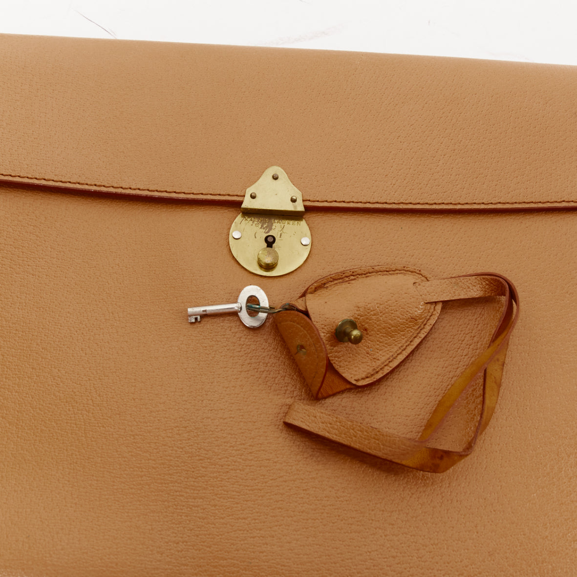 Ralph Lauren Smooth Leather Portfolio Clutch - Detail 1