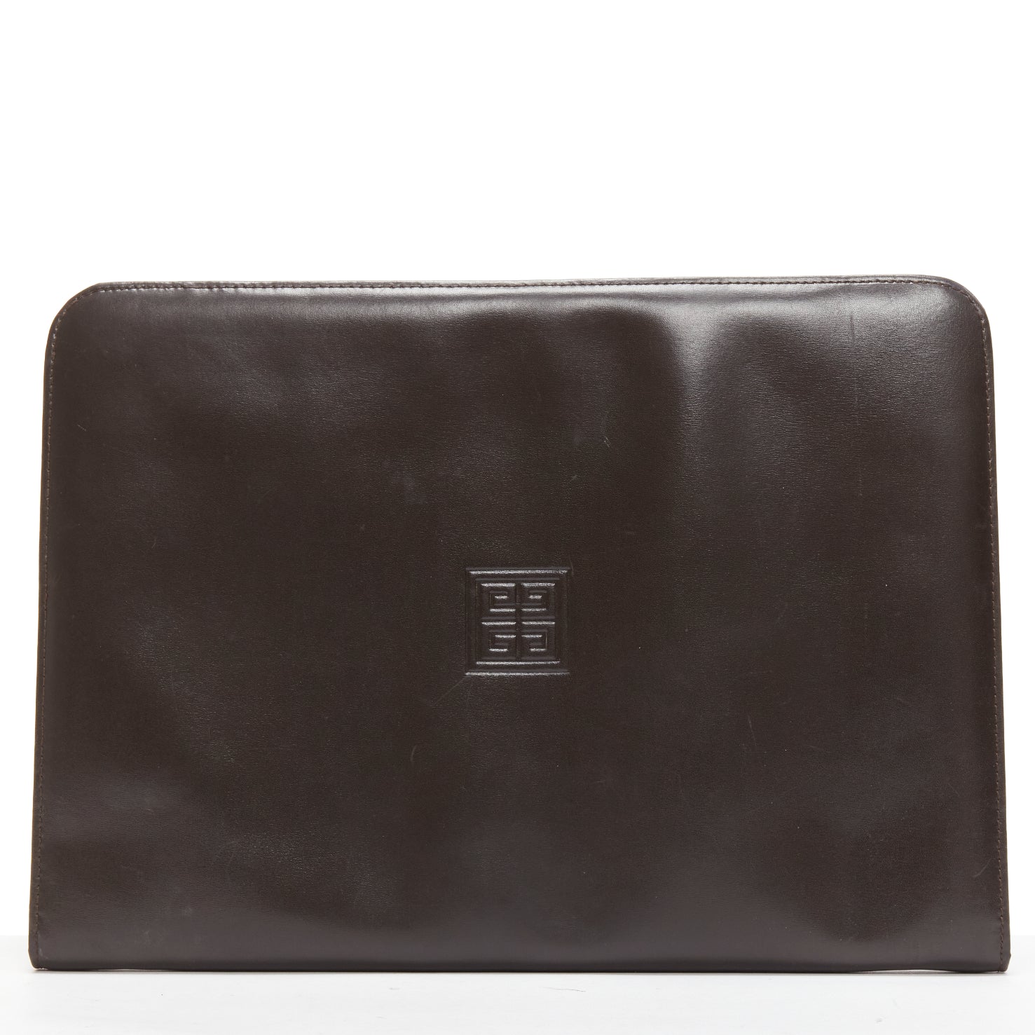 Givenchy Scaled Leather Zip Pouch
