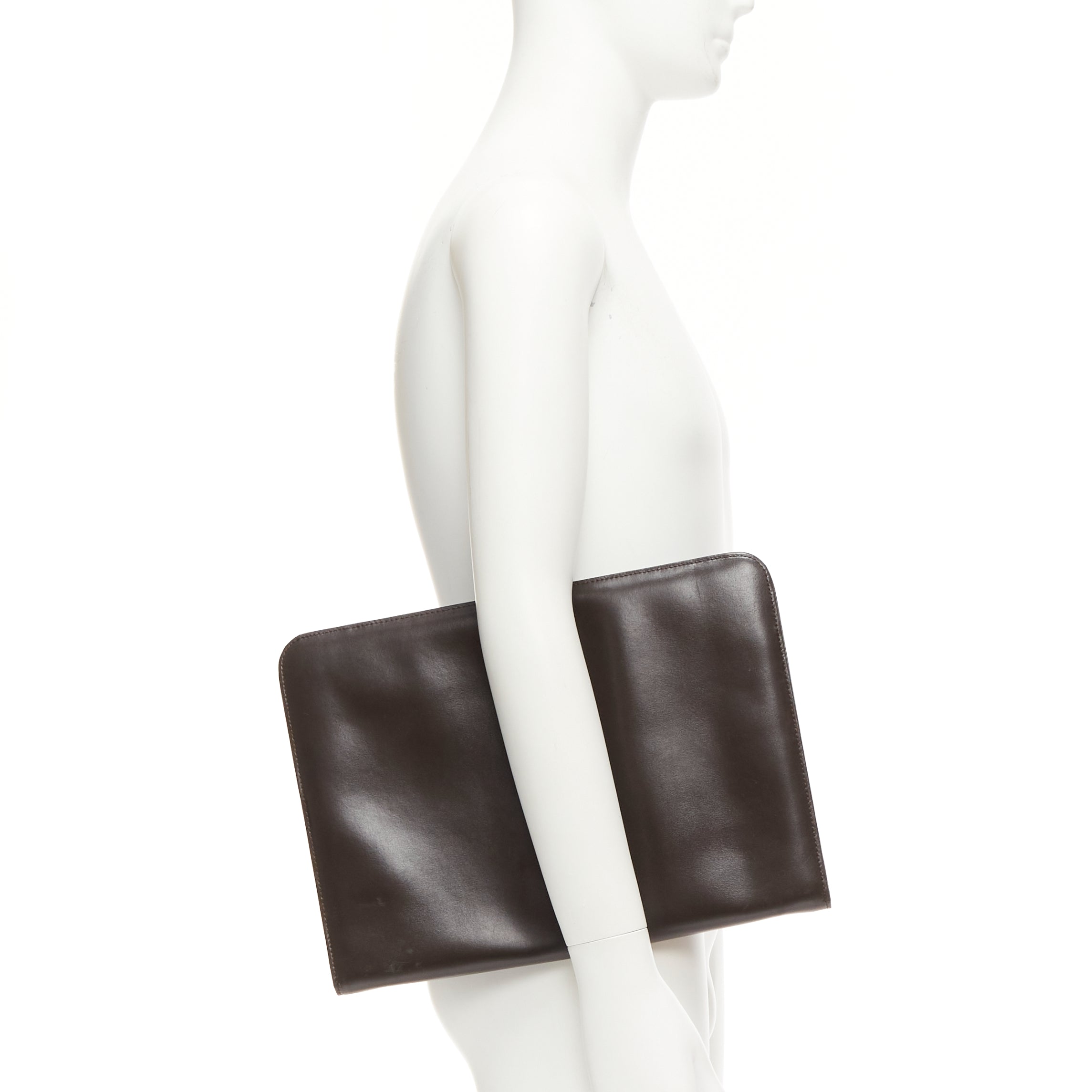 Givenchy Scaled Leather Zip Pouch - Back view