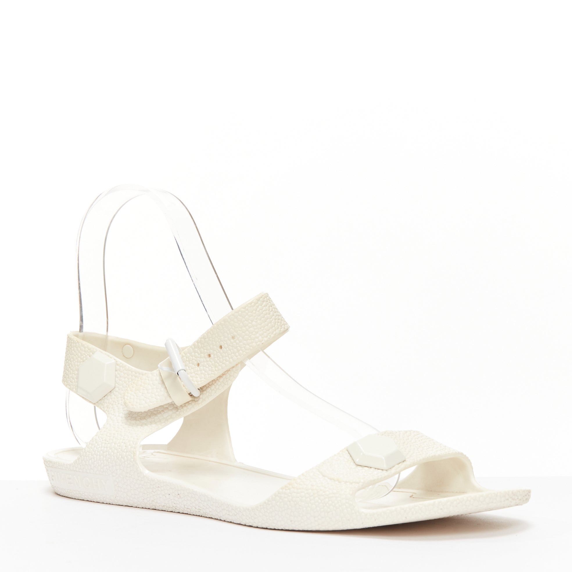 Givenchy Jelly Flat Sandals - Back view