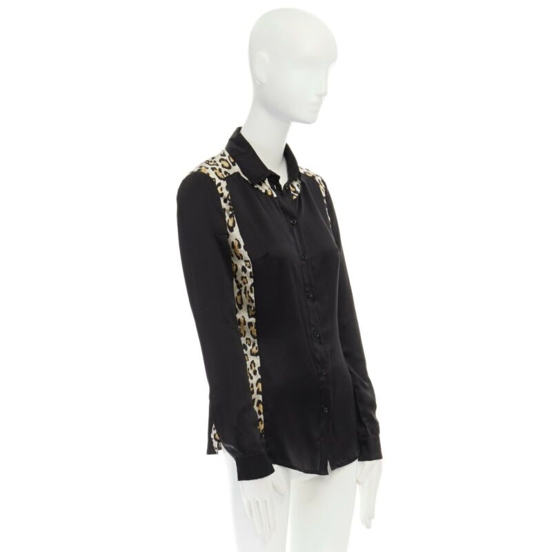 Just Cavalli Leopard Button Shirt - Image 6