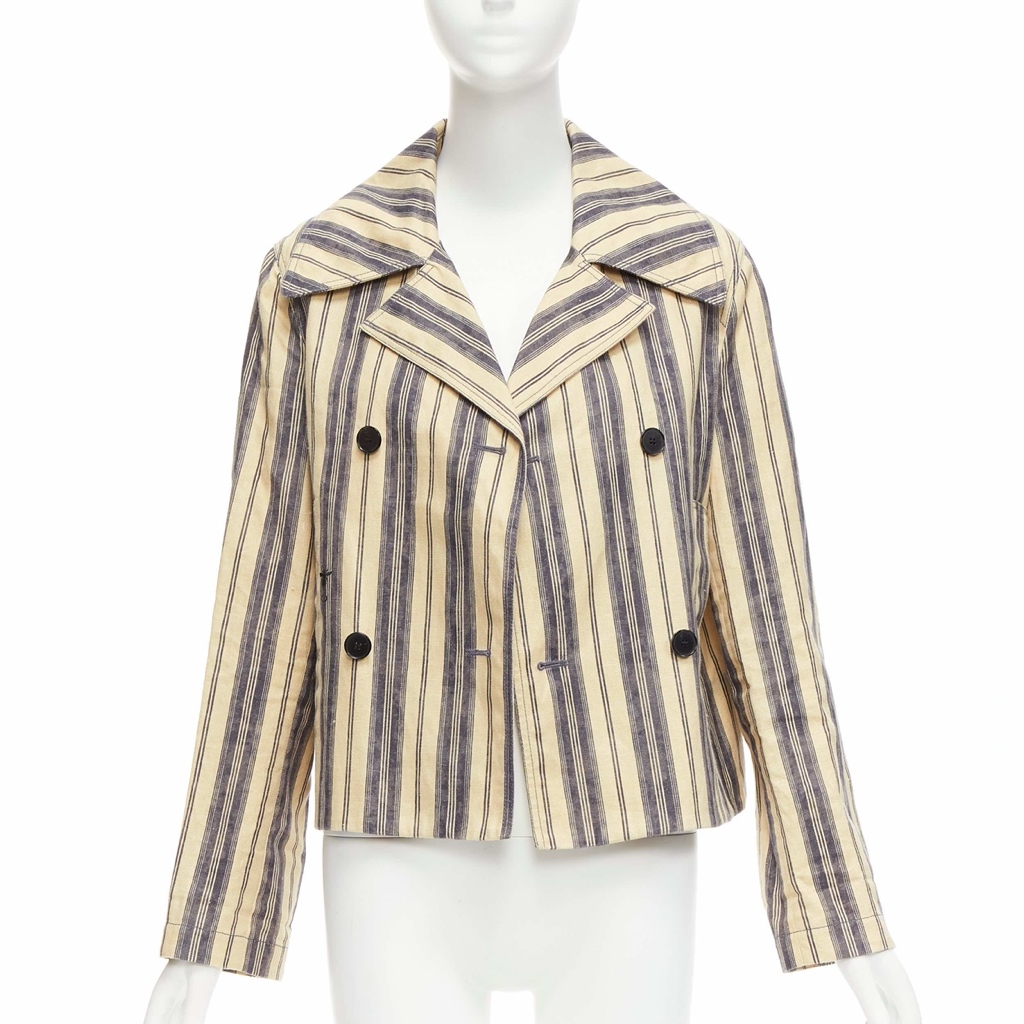 Dior Beige Striped Blazer