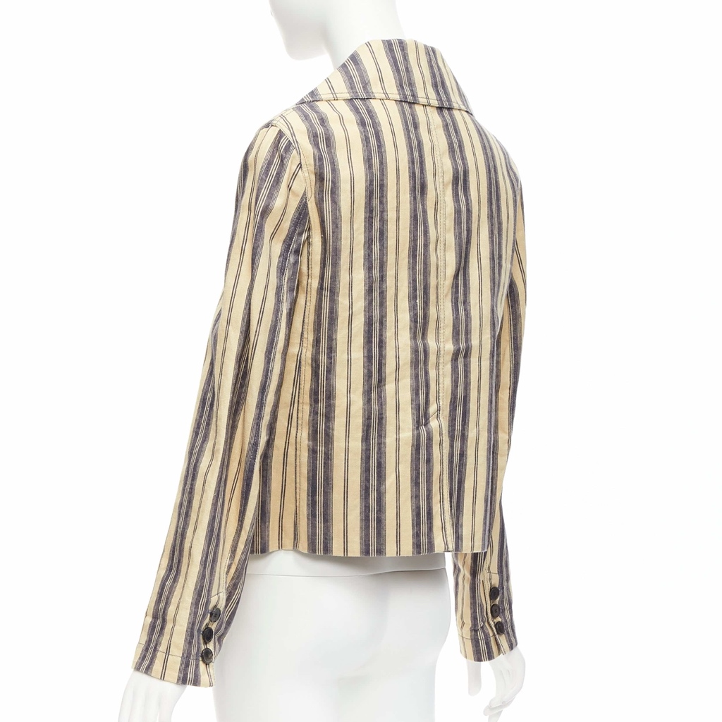 Dior Beige Striped Blazer - Detail 2