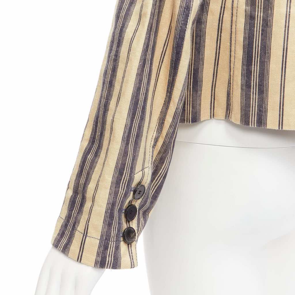 Dior Beige Striped Blazer - Image 10