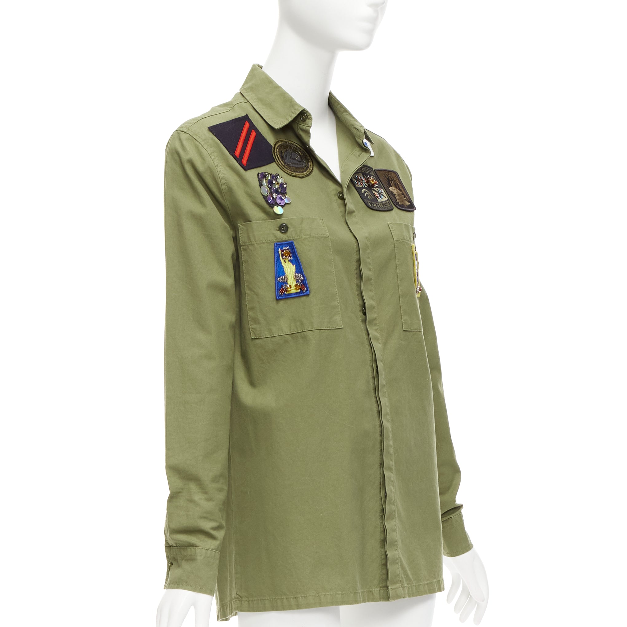 Mr & Mrs Italy Military Safari Shirt - Image 6