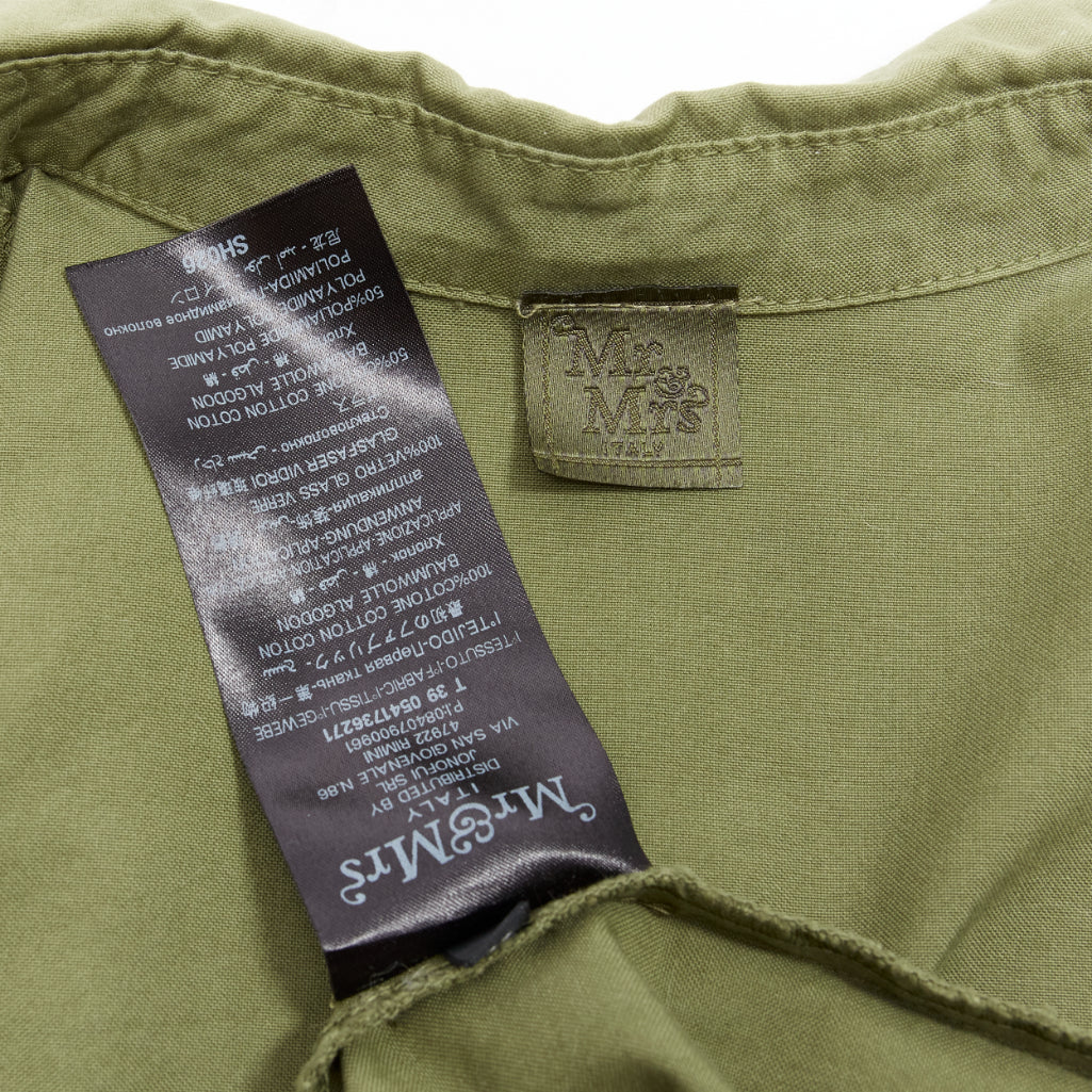 Mr & Mrs Italy Military Safari Shirt - Image 10
