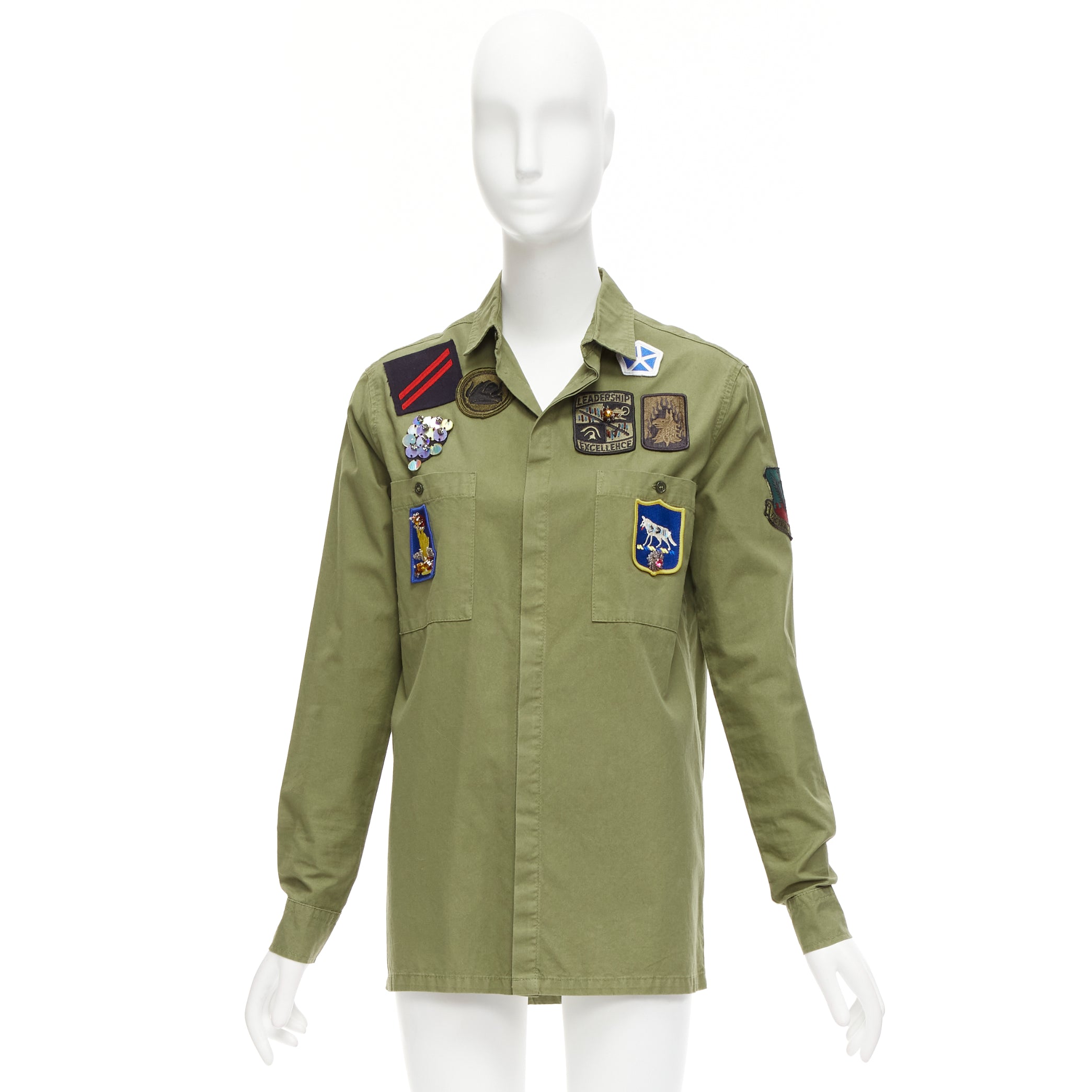 Mr & Mrs Italy Military Safari Shirt - Image 11