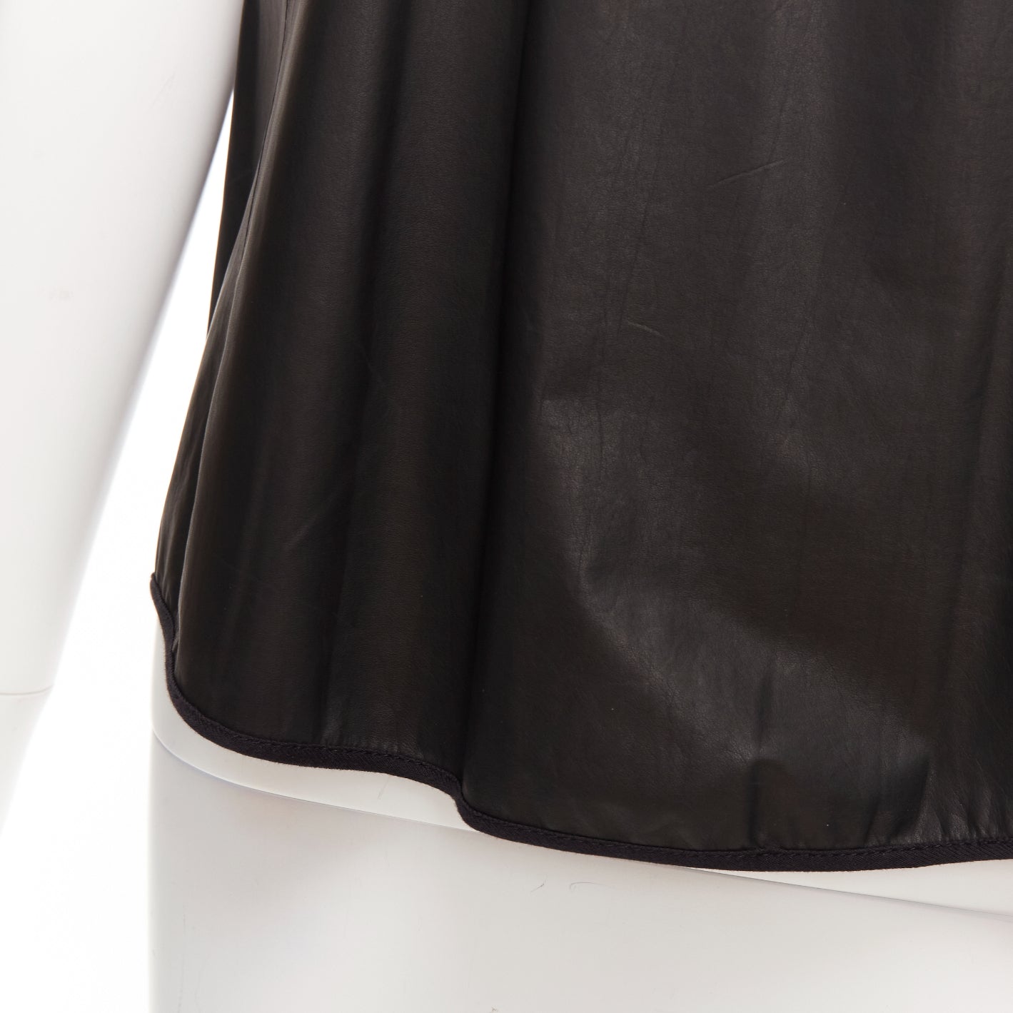 Theory Leather Hi-Low Top - Detail 2