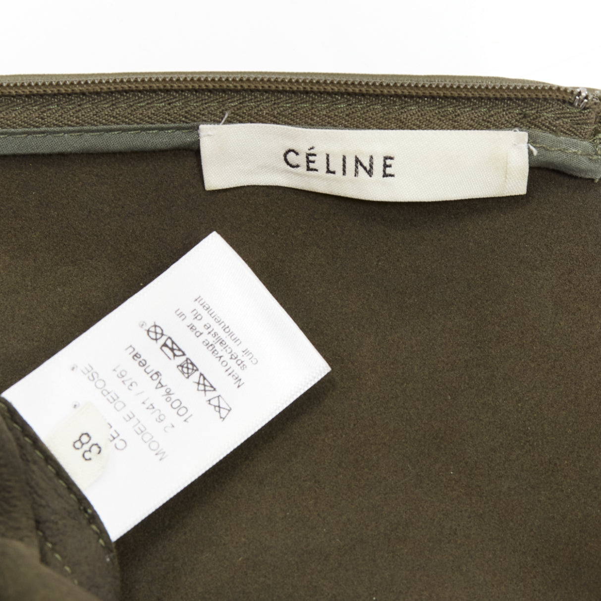 Celine Mod Leather Dress - Image 10
