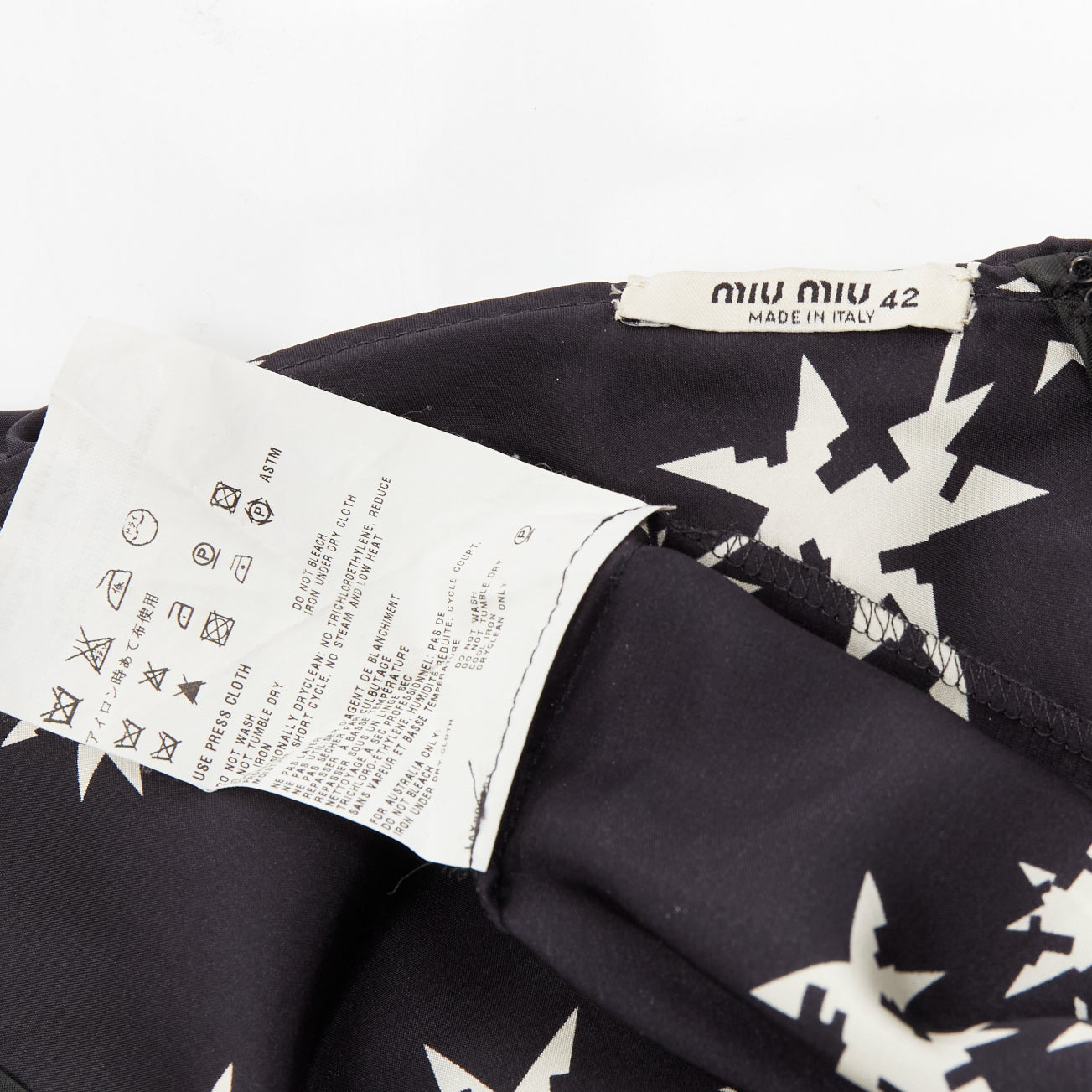 Miu Miu Star Print Dress - Image 12