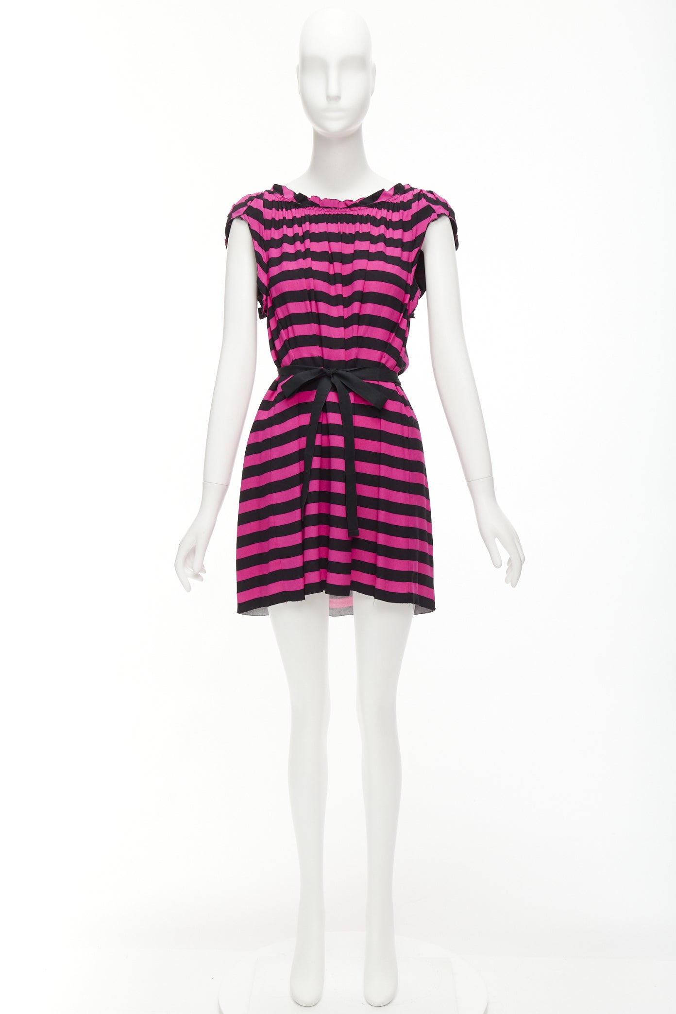 Prada Ribbon Belt Dress - Image 11