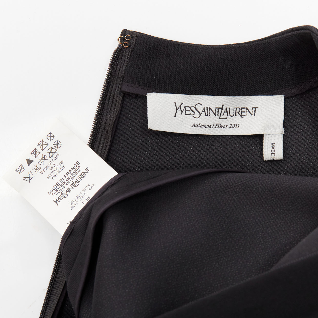 Yves Saint Laurent Houndstooth Fit Dress - Image 10