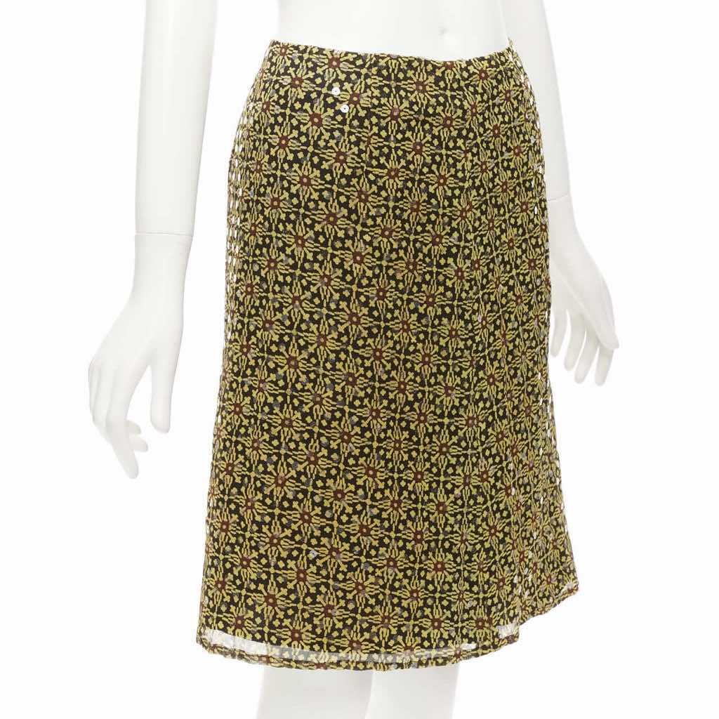 Versus Sequins Knee Skirt - Image 6