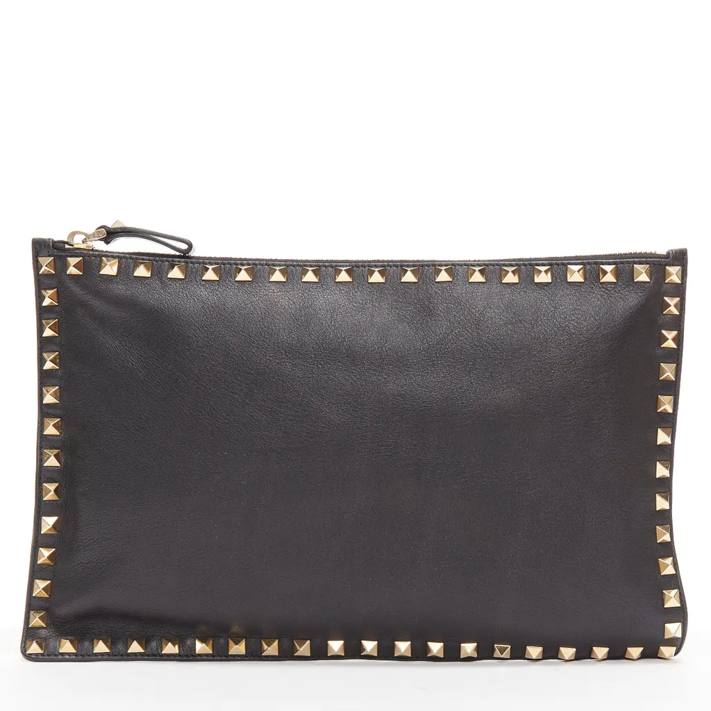 Valentino Rockstud Black Leather Very good - Model View