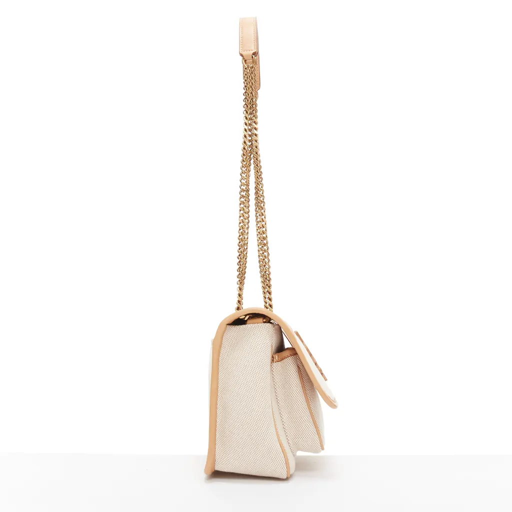 Saint Laurent Niki Beige Leather Very good - Model View