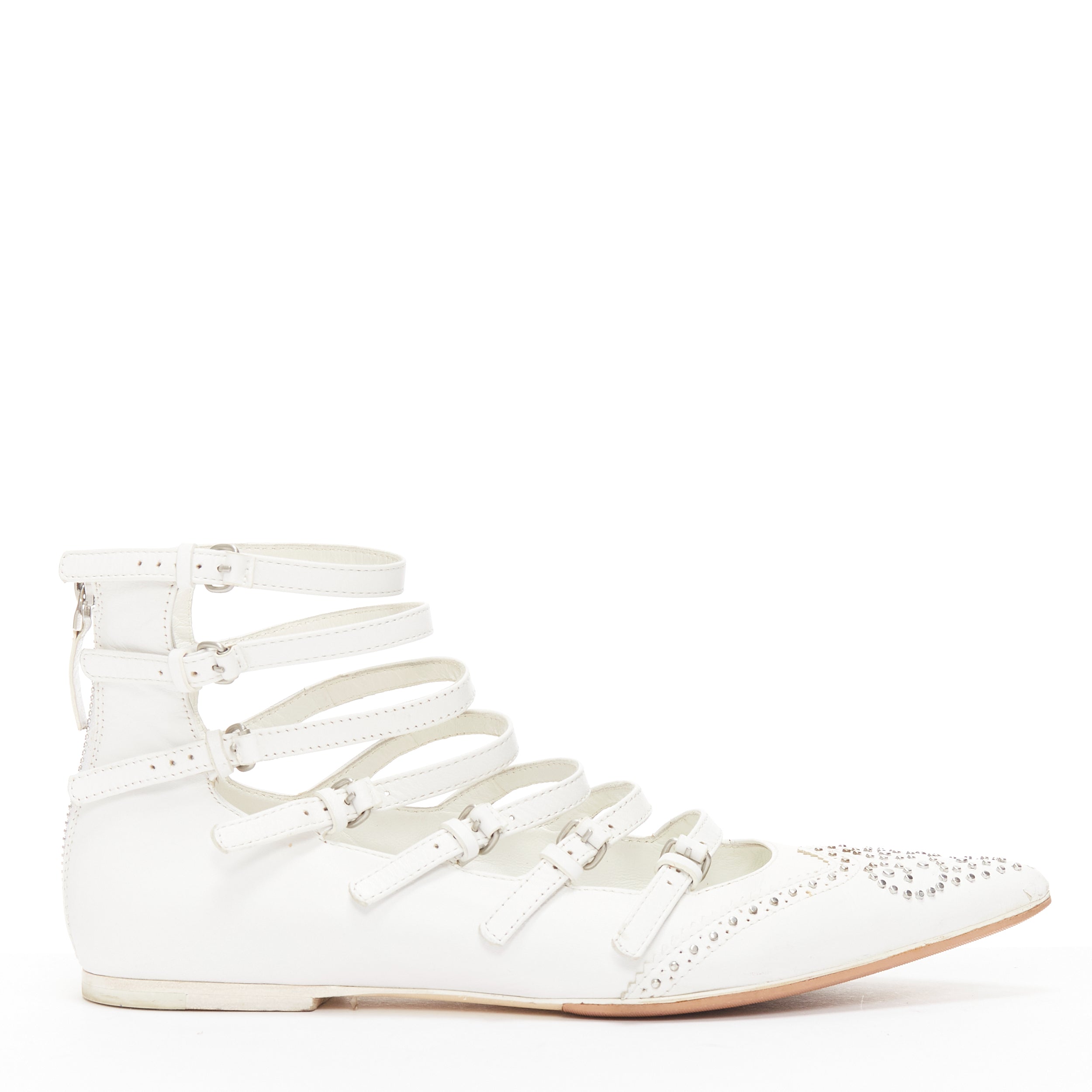 Veronique Branquinho Bow Trim Ballerina Flats