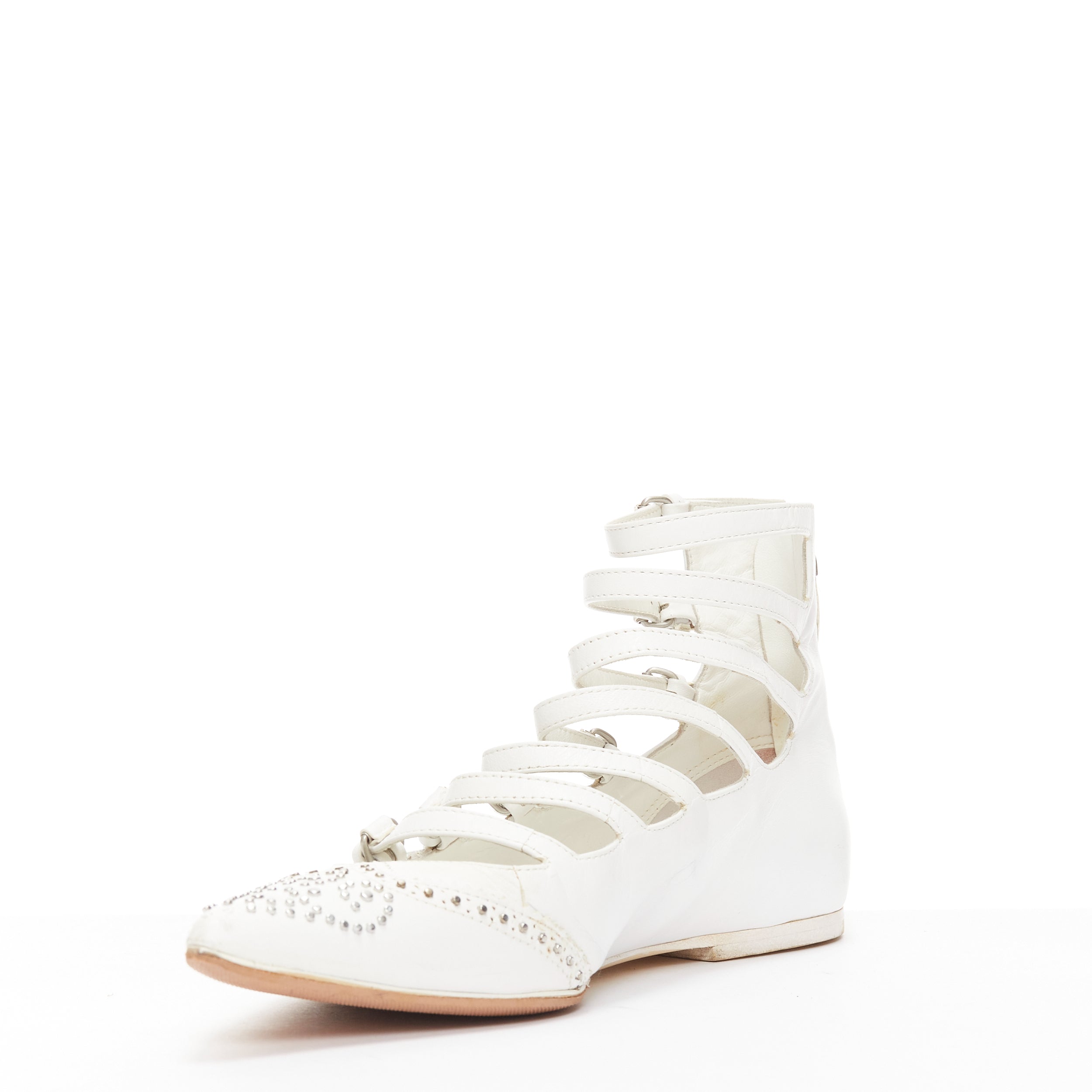 Veronique Branquinho Bow Trim Ballerina Flats - 4