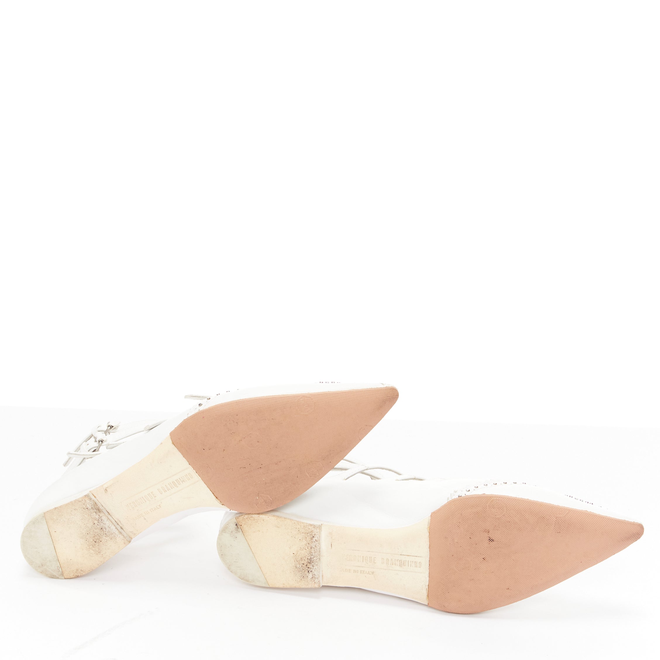 Veronique Branquinho Bow Trim Ballerina Flats - Image 13