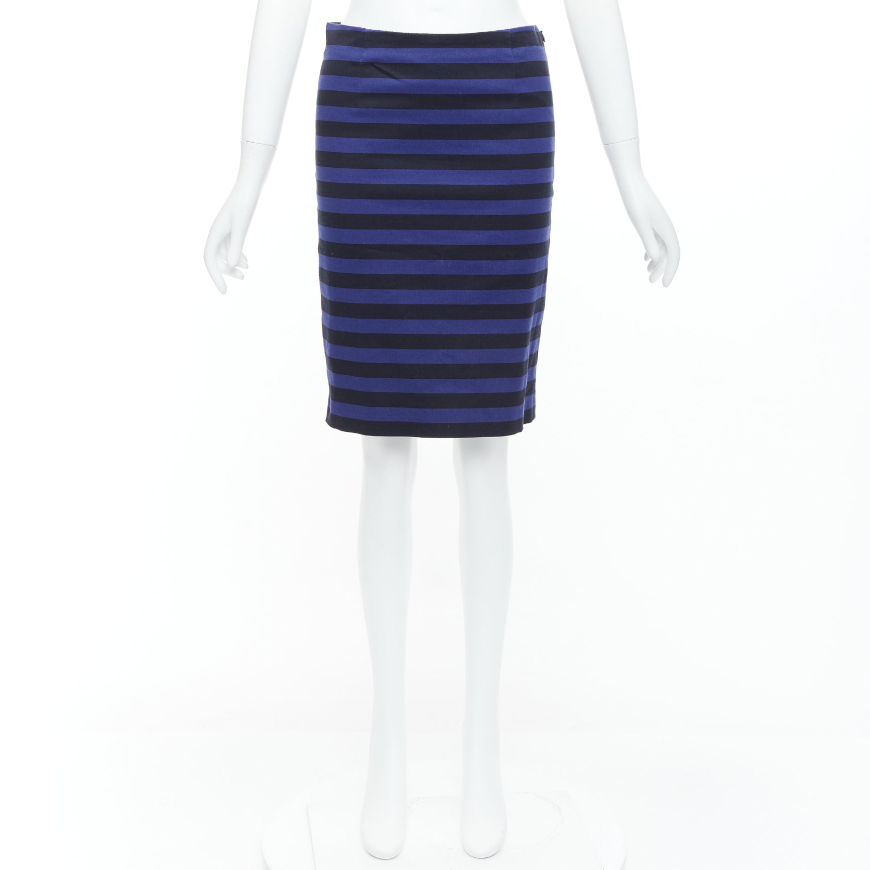 Prada Striped Pencil Skirt - Image 11