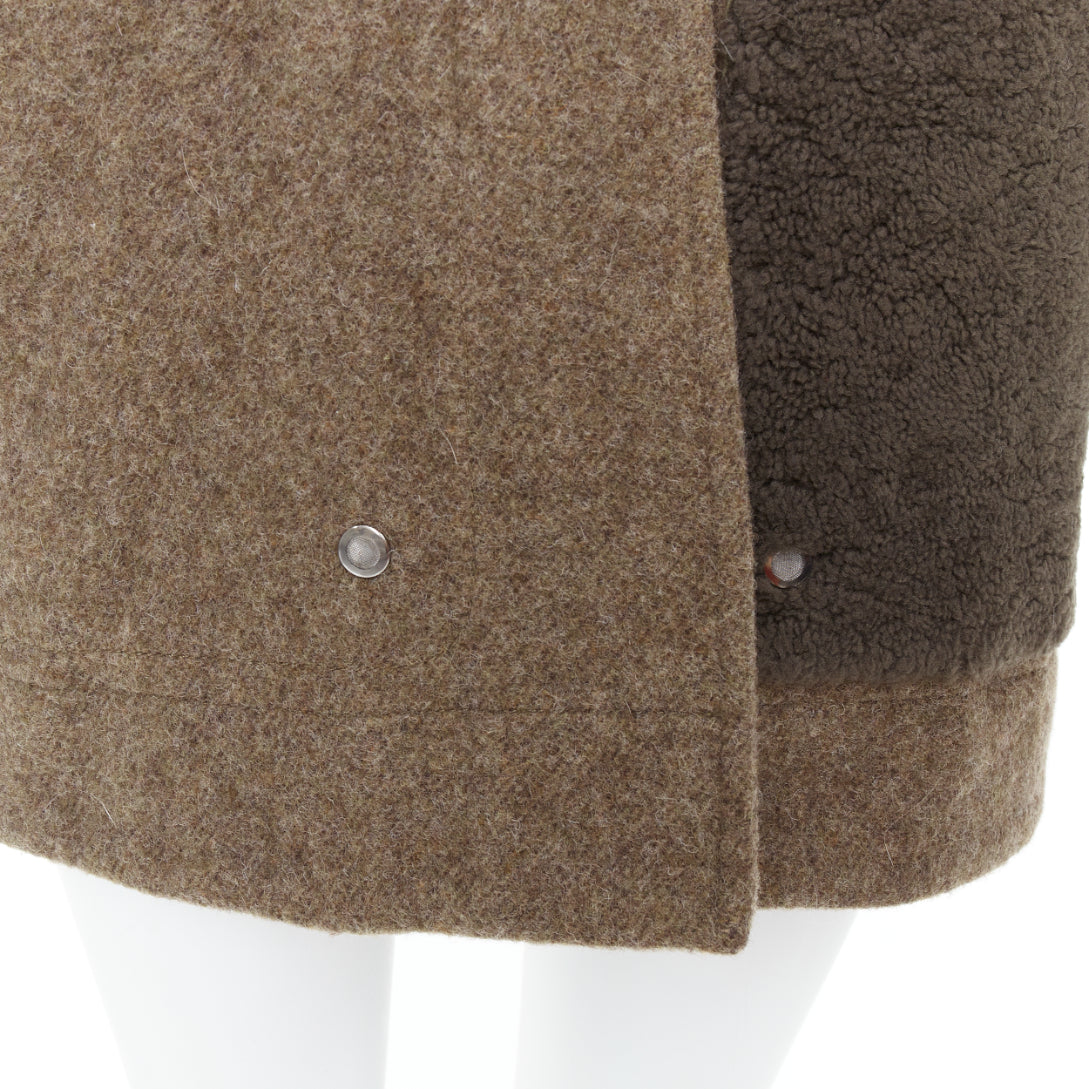 Fendi Brown Fur Hooded Parka - Image 10