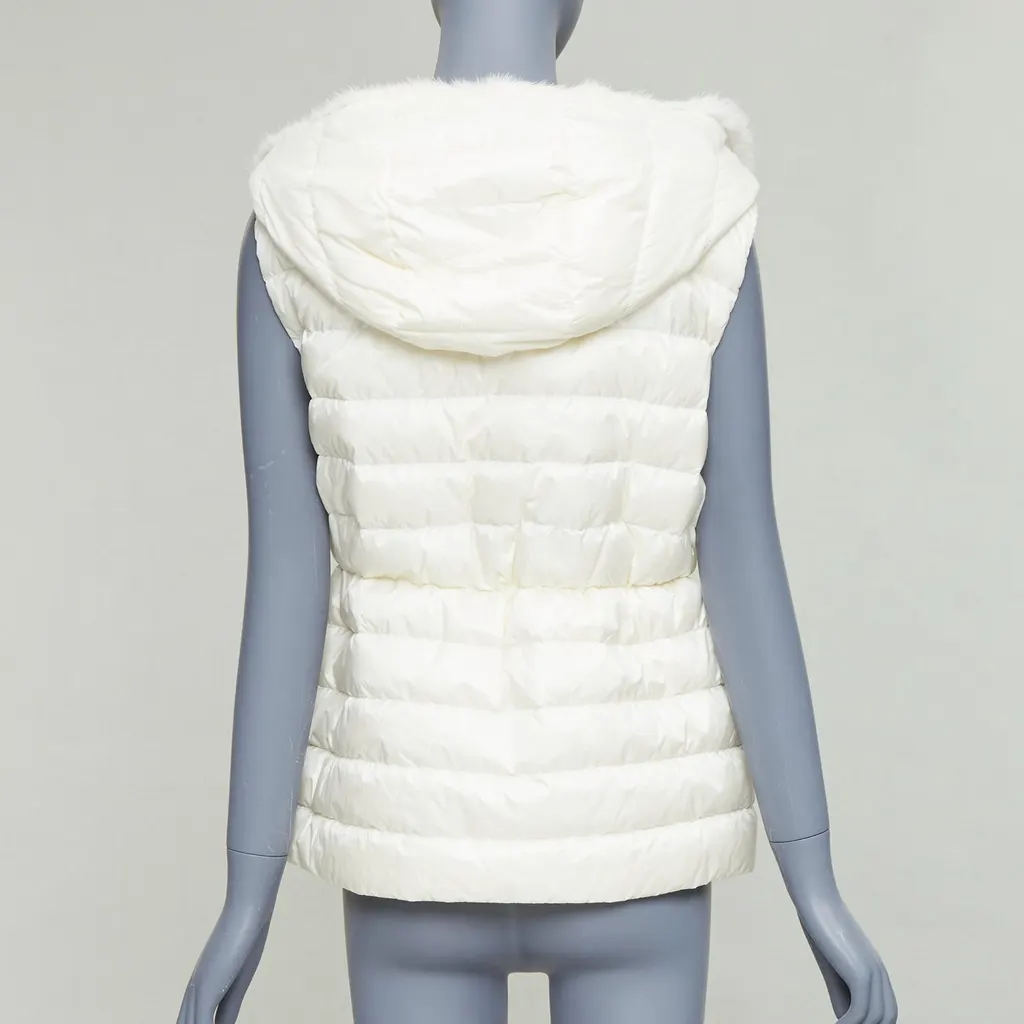 Moncler Beurre Gilet Ecru Very good - Box View