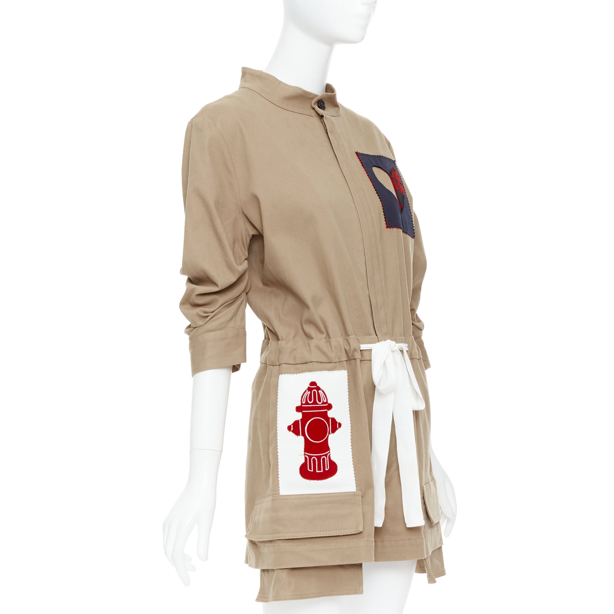 Monse Heart Patchwork Romper - Image 6