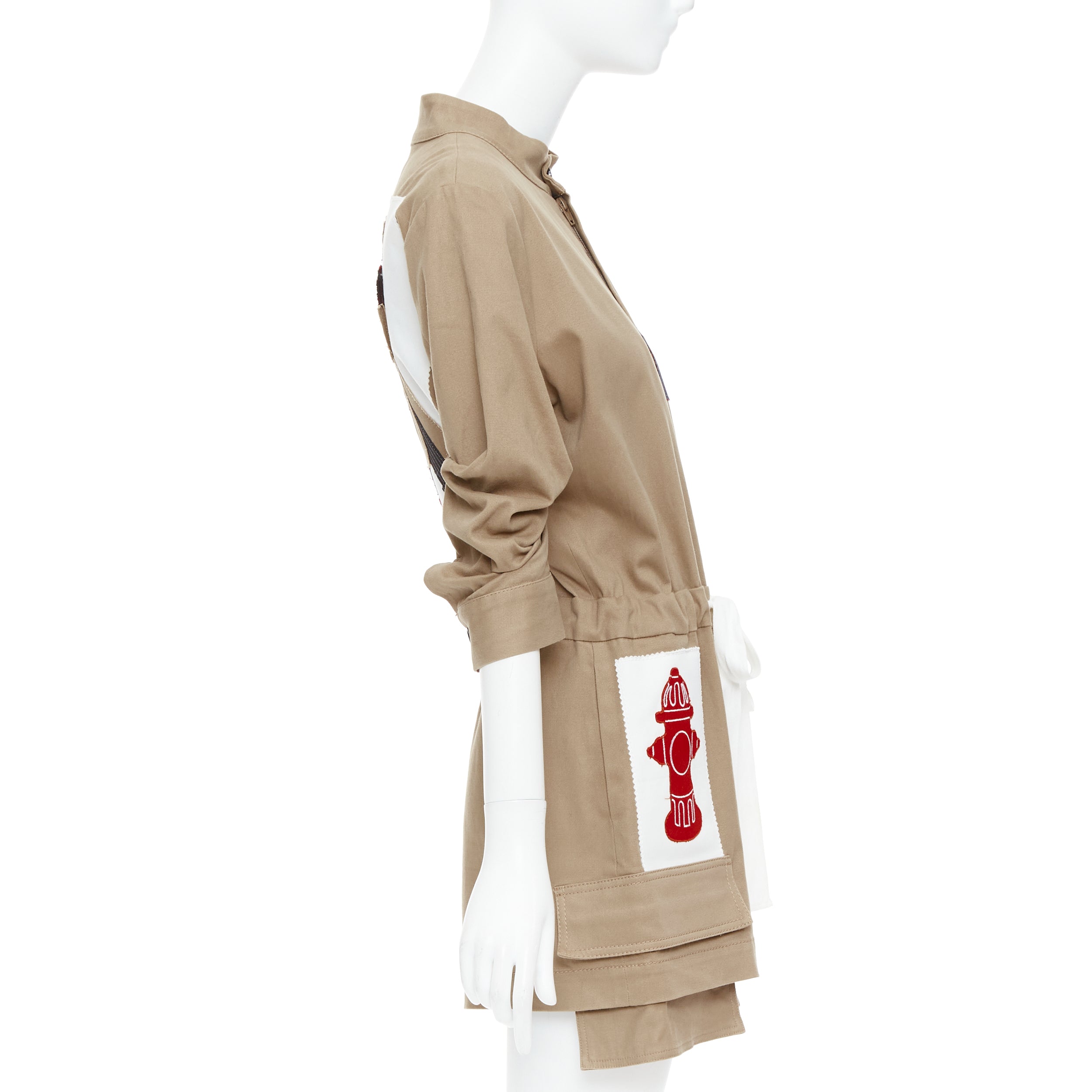 Monse Heart Patchwork Romper - 4