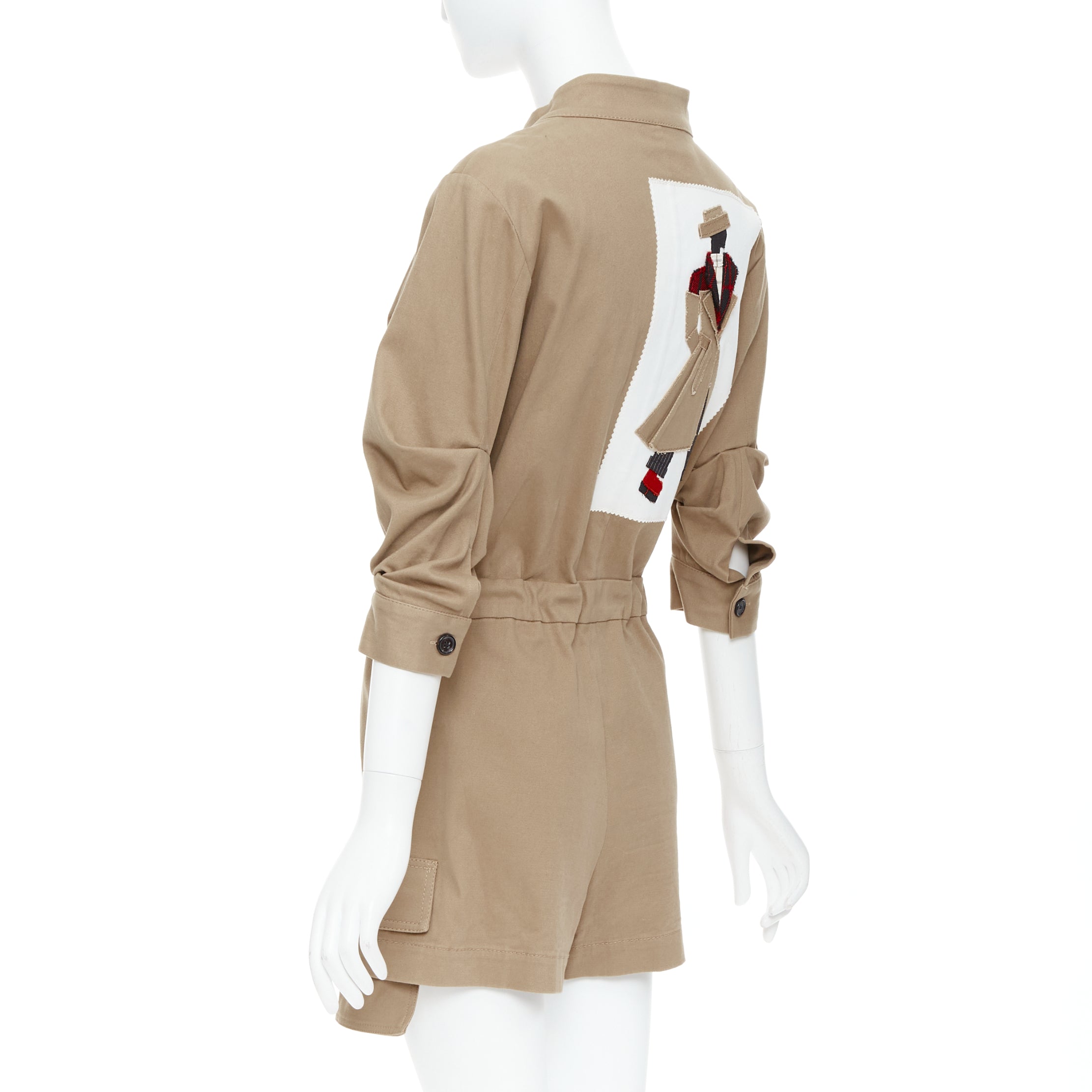 Monse Heart Patchwork Romper - Detail 1