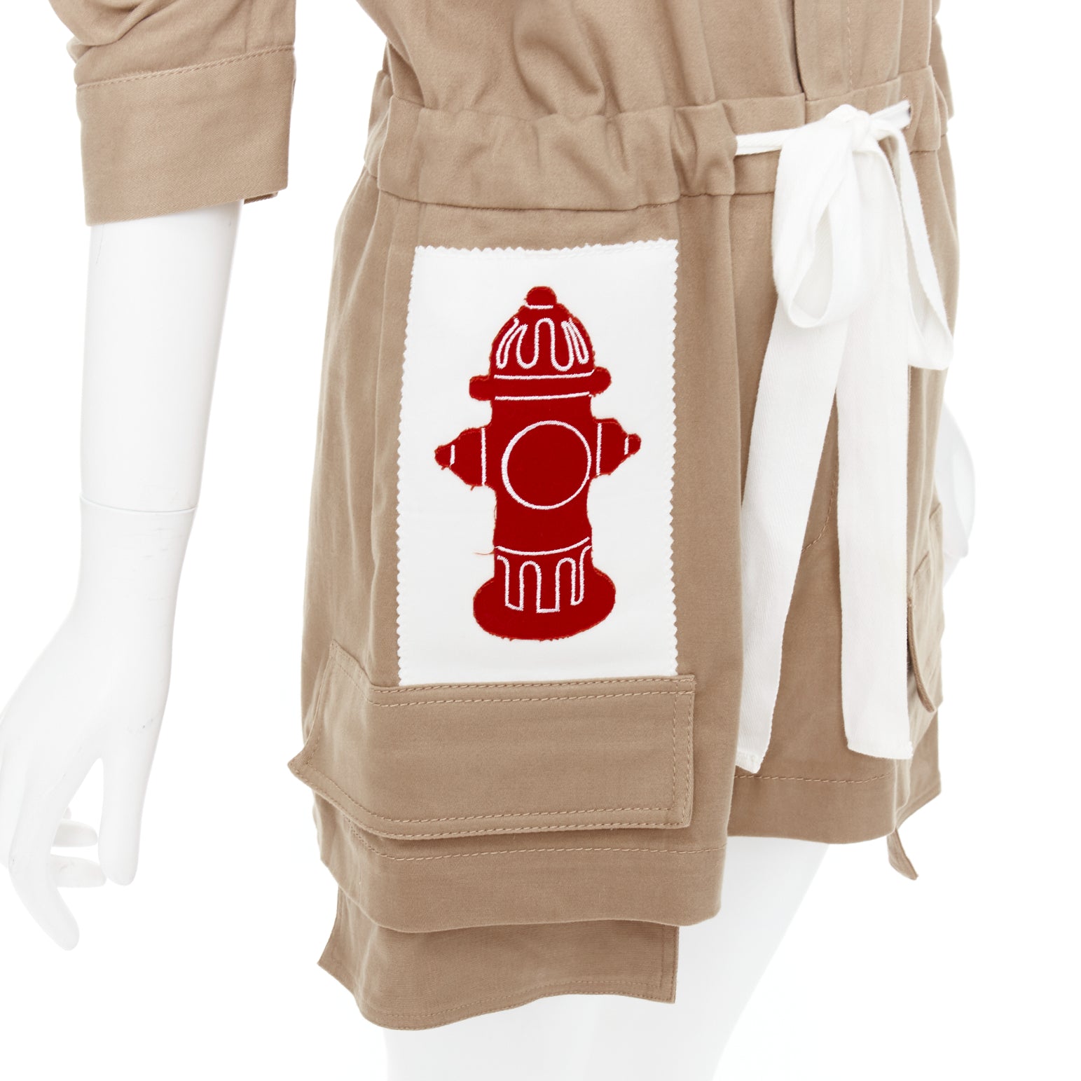 Monse Heart Patchwork Romper - Detail 2